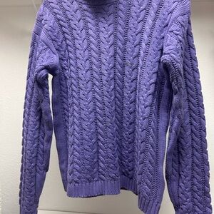 Splendor Purple Knit Sweater